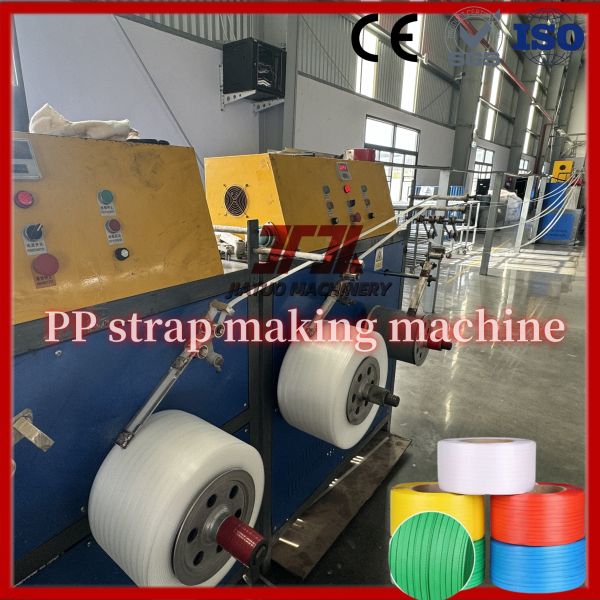200kg/H PP Strap Making Machine With Automatic Winding Making Straightness PP Strapping 5-19mm