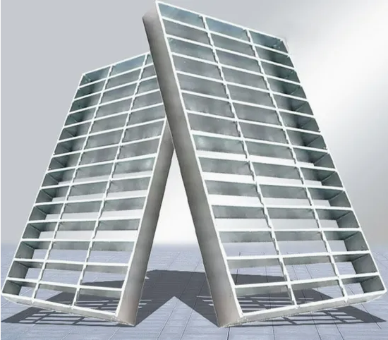 Slip-Resistant Durable Load-Bearing Platform Steel Grating Plate for Municipal Engineering