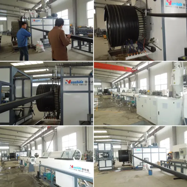 HDPE Spiral Corrugated Sewer Pipe Machine 300-1200mm Diameter