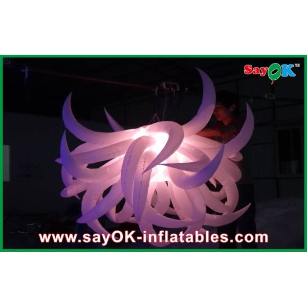 Color-changing Lighting Decoration , 2m Dia Inflatable Led Lighting Decoration