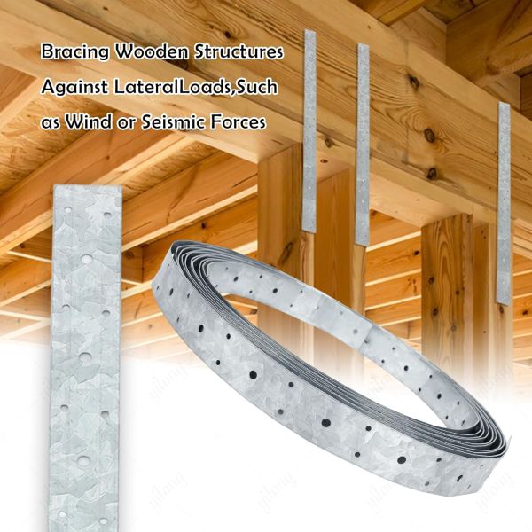 Galvanized Steel Coil Strapping Hanger Strap Perforated Strap Tie