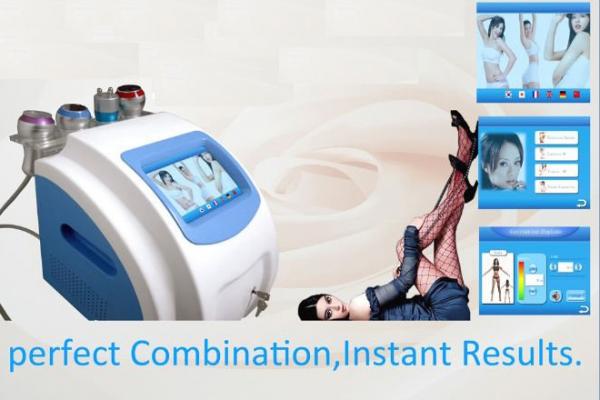 Quality 1MHz RF Skin Lifting Ultrasonic Cavitation Slimming Machine For Leg / Hip Fat Reduction for sale