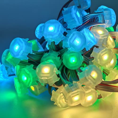 23mm 12V SMD5050 IP67 Waterproof LED Point Light with 120° Beam Angle and PC Material