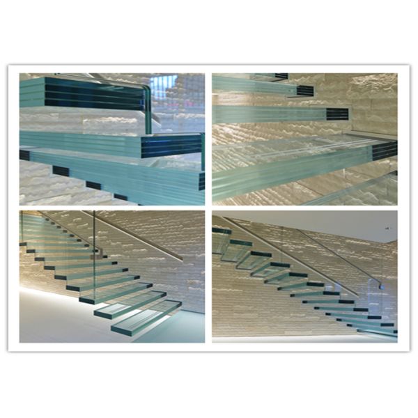 Building Floating Steps Staircase Glass Balustrade Stairs Extremely Aesthetically Pleasing
