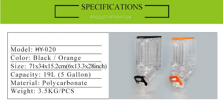 high quality 13L gravity dry food dispenser