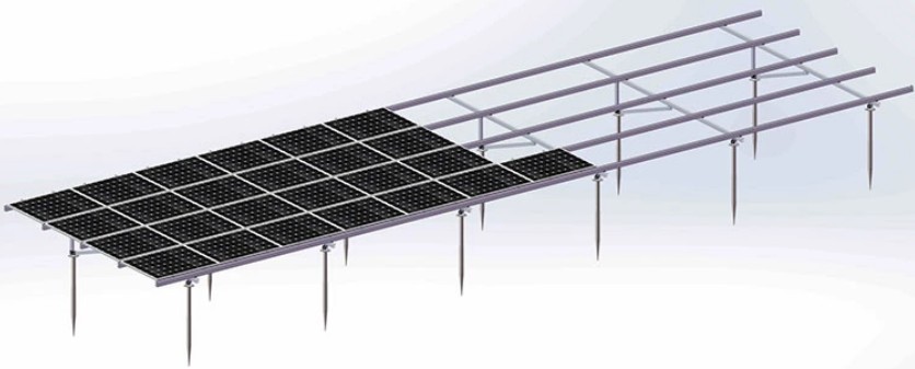 Buy cheap On grid 5kw Ground Mount Solar Racking Systems Support Modules solar complete solar system Solar Clamp Solar Project product