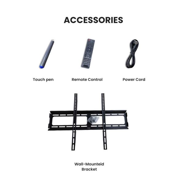 65/75/85/98/110 Inch LCD Display Interactive Smart Board Electonric Flat Penals Educational Equipment Interactive WhiteBoard