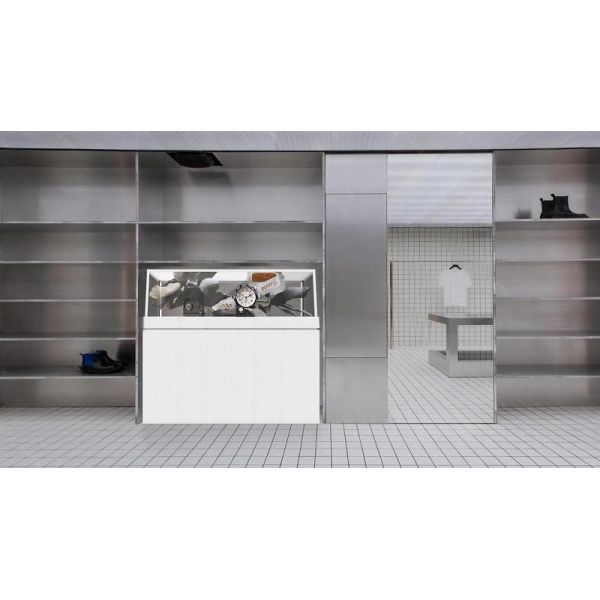 Close-up of OLED transparent screen