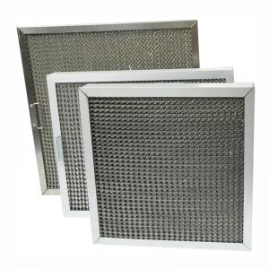 Buy cheap Oil removal Aluminum Foil Panel Air Filters Fume Hood Oil Mist Filter product