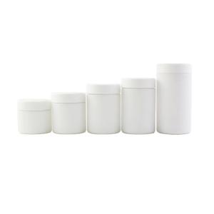 Buy cheap Airtight Child Proof Glass Jar Storage Jars White Cosmetic Jars 2oz 3oz 4oz product