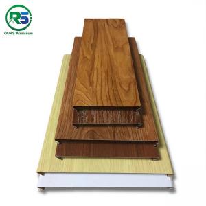 Buy cheap Home Decoration CE Wood Grain Aluminium Strip Ceiling Fireproof 0.6mm-1.2mm Thickness product
