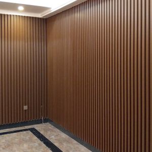 China Anti UV WPC Wall Cladding Panels Customized Composite Exterior Cladding on sale