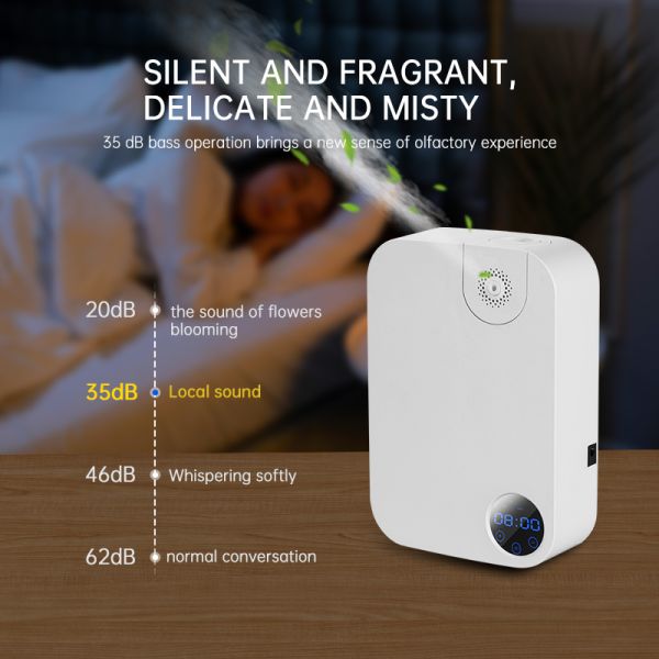 Commercial portable aroma diffuser features