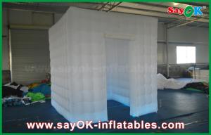Buy cheap Advertising Booth Displays White Props Inflatable Photo Booth / Photobooth Props Frame Cube Tent product