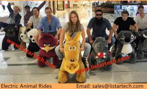 Buy cheap Walking Animal Rides Electric Go Karts Toy Horse on Wheels, Adult Carnival Rides in Mall product