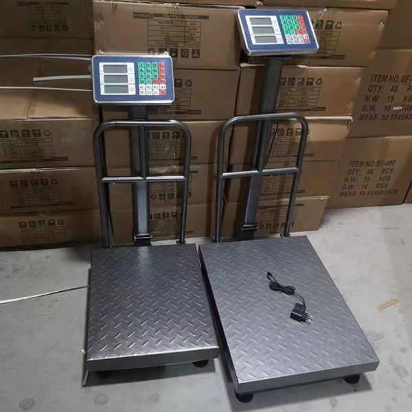 Large Countertop Bench Scale 150-500kg Industrial Weighing Platform Scale with Precision and Customization Support