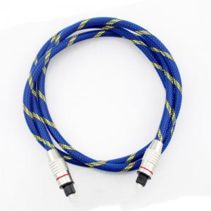 Buy cheap Optical Digital Audio Cable  Male to Male Gold Plated Knited Blue Rope 5.1 for Home Theater Soundbar product