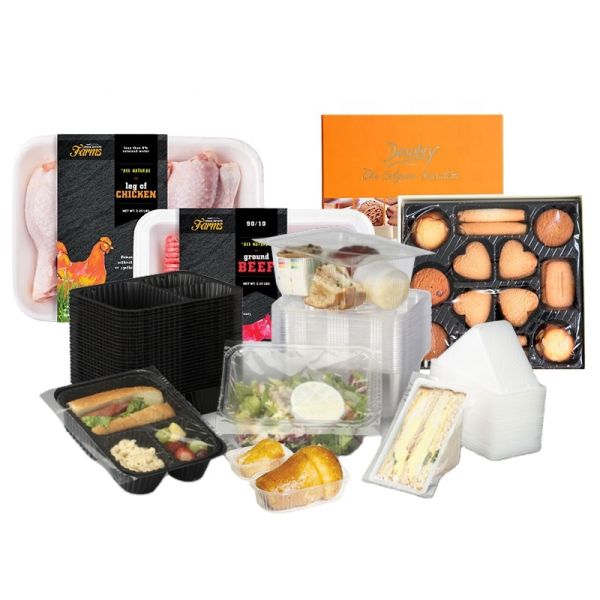 HN-0012 Customization Clear PET Blister Packaging for Customized Biscuits Insert Tray