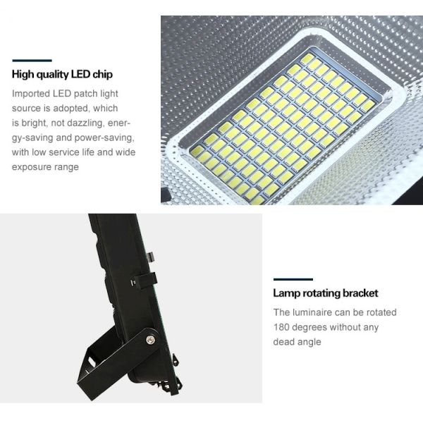 SDM2835 30000LM 300 Watt LED Solar Flood Light Motion Radar Control