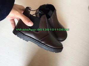 Buy cheap Wholesale Cheap China Low Price 7000 pairs Genuine Leather Kids Shoes Boot Stock product