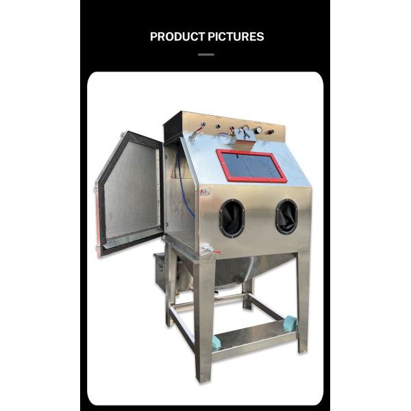 Vapour Blasting Cabinet Closed Loop System Dustless Sand Blast Machine