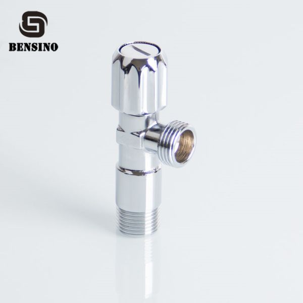No Leakage 18N.M 90D 1/4 Turn Chrome Plated Angle Valve