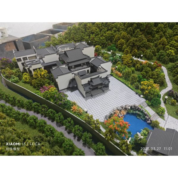 1:450 Jiangnan Water Town Architectural Model Town Chinese Contemporary