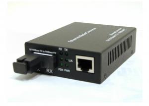 Buy cheap 10 / 100M fiber optic ethernet converter , single mode media converter product