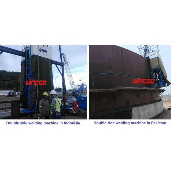 Semi Automatic Control Vertical Automatic Welding Machine CNC Electro Gas Automatic Tank Girth Welding Machine