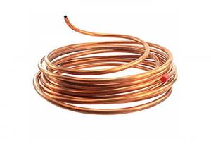 Buy cheap ASTM B359 Copper Plumbing Pipe , Type K / L Copper Pipe Coil Custom Length product