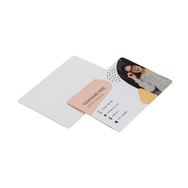 DIY Personalized Double-Sided Printable Sublimation Plastic Business Card Blanks Custom Name Card