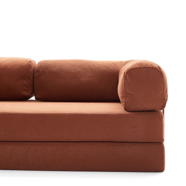 Luxury Modern Fabric Sleeper Sofa High Density Foam Vacuum Packed Sofa Bed Sofa Set Furniture Living Room