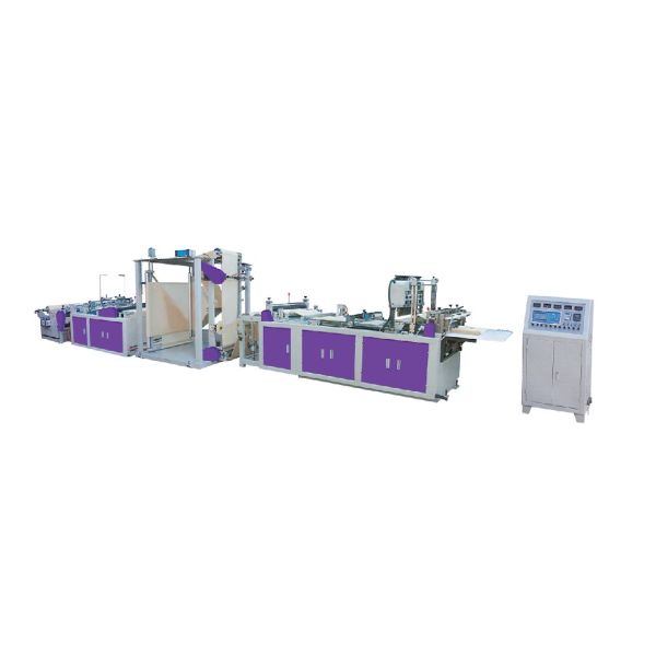 2.2T Non Woven Zipper Bag Making Machine 20g - 80g Discharge Thickness