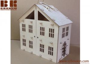 China wooden doll houses toys to build  wooden dollhouse for kids  6*8,12*16, 25*30 cm on sale