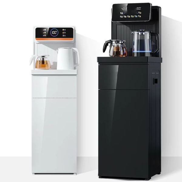 Instant Tea Bar Machine Remote Control Voice Controlled Water Bucket Cooling Vertical Water Bar Machine Water Dispenser