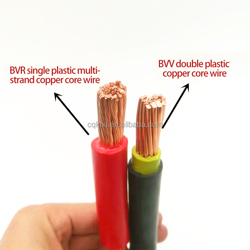 BVR Copper Conductor Flexible PVC Cable 450/750V For Construction Customized