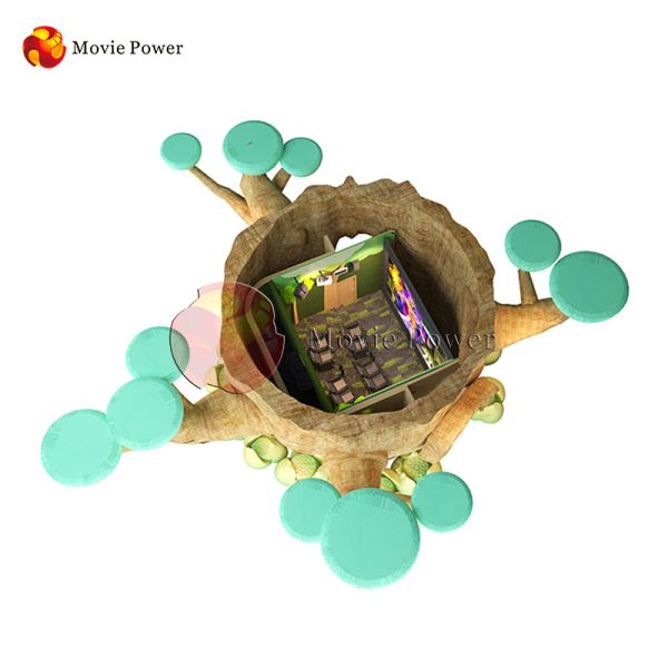 Electric Special Effects System Forest Theme 4D Theater Cinema Seats