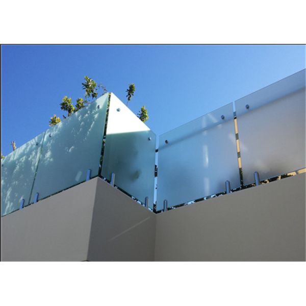 Australia Standard Frameless Glass Clamp Railing System Flooring Mounted