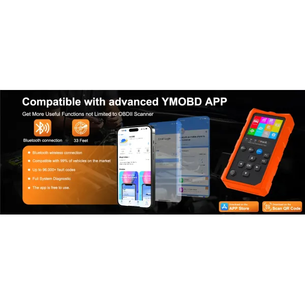 Xtruck 819 Car Diagnostic Tool All System Obd2 Scanner Freeupdate,Code Reader And Display Monitor