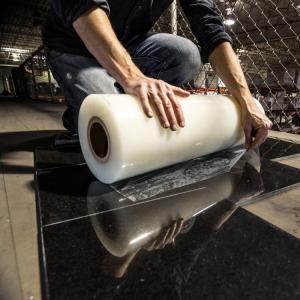 Buy cheap Stone Granite PE 30 Micron LLDPE Marble Countertop Protection Film Removable product