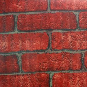 Buy cheap Home Decoration Red Brick Self Adhesive Wallpaper Brick PVC Wallpaper OEM/ODM product