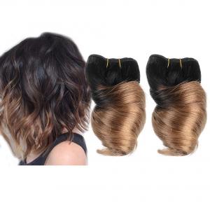 Buy cheap Brazilian Spring Curl Hair Weaves 3pcs/Lot 100g/pc 100% Human Hair Weft T1B/27 product