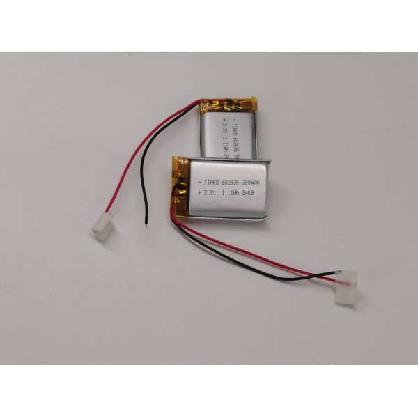 Powerful Li Polymer Battery 3.7V 602030 300mAh for Lighting Device And Electric Toys