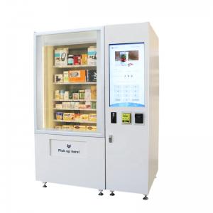 Buy cheap Smart combo Robotic Vending Machine with Lift System for Fresh Food sandwich Salad sushi cupcake with microwave oven product