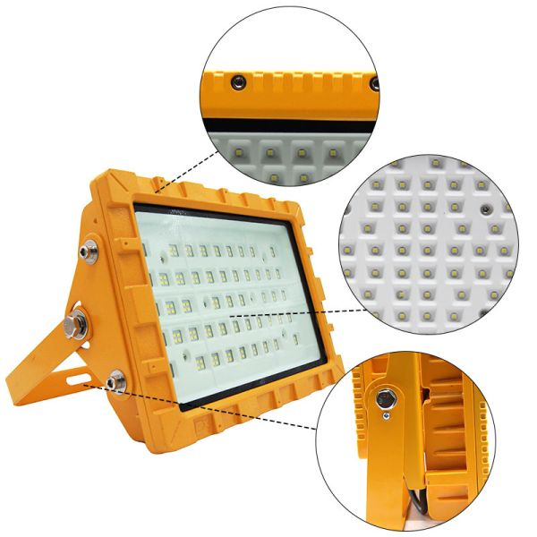 Easy Install IP66 Explosion Proof Lamp with 50W-200W Power Range for Hazardous Locations
