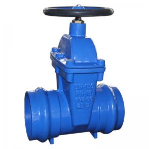 China Socket Ends Resilient Seated Gate Valve DN150 Integral Gluing Reliable Sealing on sale