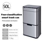 Automatic 40L 50L Rectangular Sensor Sanitary Smart Garbage Bin Garbage Kitchen