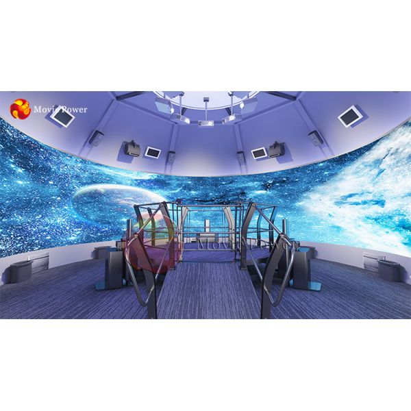 Room Size 360 Degree Screen Rotating Platform Orbit Cinema 4D 5D Theater
