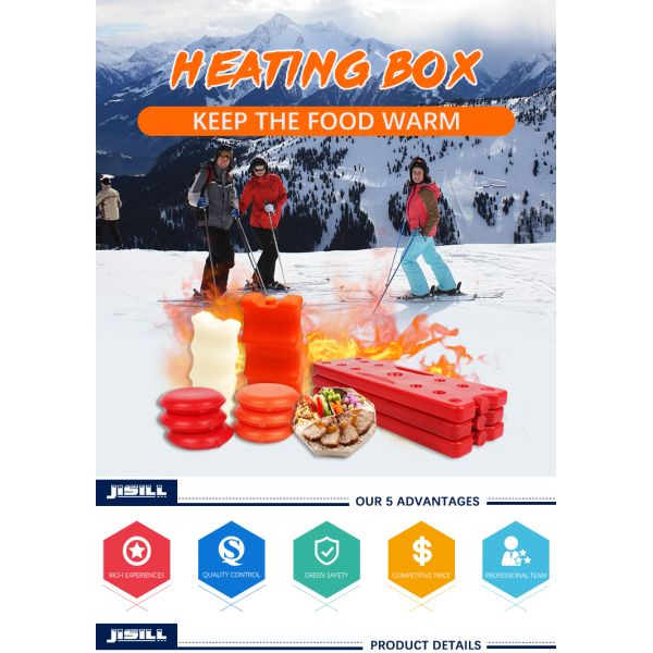 Long - Lasting Microwave Reusable Heat Packs Hard Plastic Heat Elements Warm Food