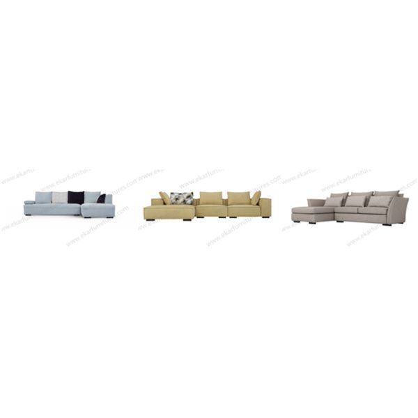 Creative Suede Leisure Sofa Corner Reclining Loveseat Sofa 682